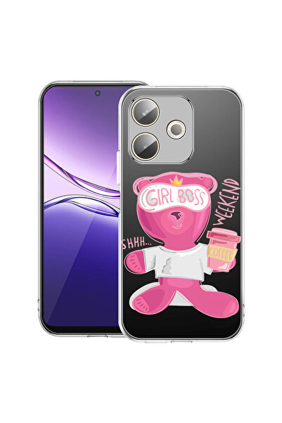 bestcase Διαφανής θήκη σιλικόνης για OPPO A5 Pro 5G, Αρκουδάκι - Gril Boss, 2...