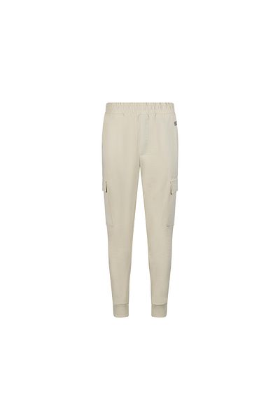 duneus Unisex French Terry Knitted Pants - Cream