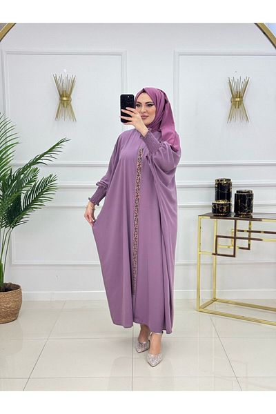 Valens Butik Women's Hijab Ferace Medine Silk