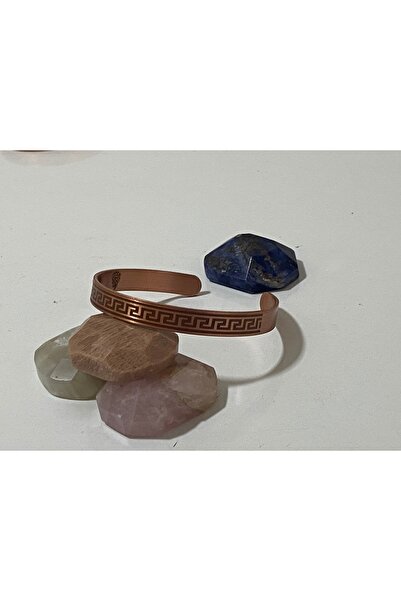 Güney Takı Store سوار من النحاس النقي بنقش طريق البحر مع ختم سليمان وآية الكر...