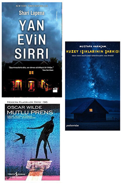 TÜRKİYE İŞ BANKASI KÜLTÜR YAYINLARI Yan Evin Sırrı Shari Lapena + Mutlu Prens...