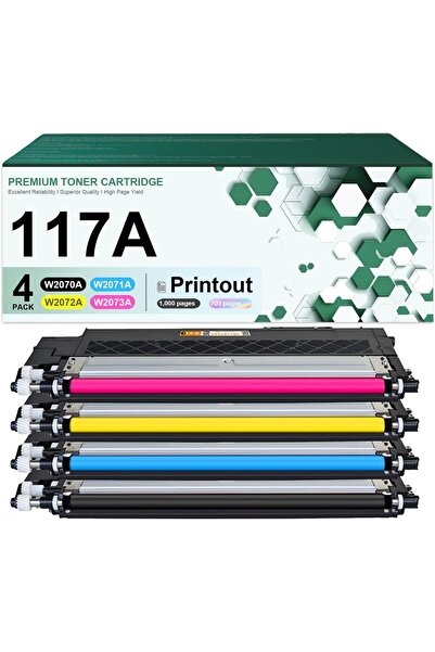 HP 117A TONER W2070A W2071A W2073A W2072A Color Laser MFP 150a 150nw 178nwg 1...