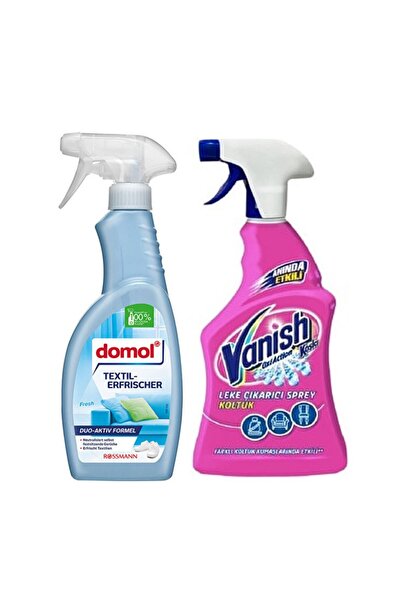 DOMOL Ferahlatıcı Tekstil Spreyi+vanish Kosla Koltuklar Için Leke Çıkarıcı Sp...