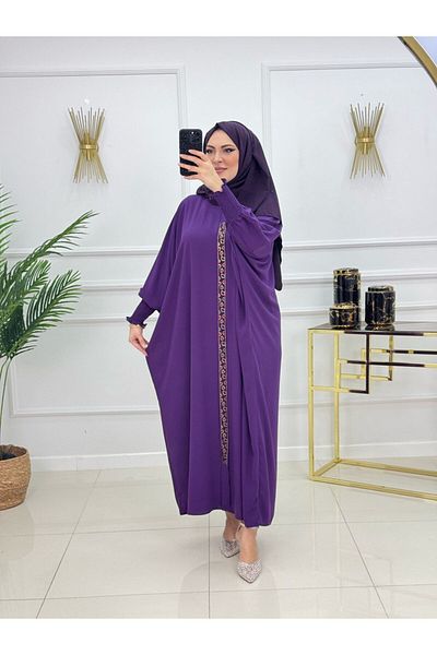 Valens Butik Women's Hijab Ferace Medine Silk
