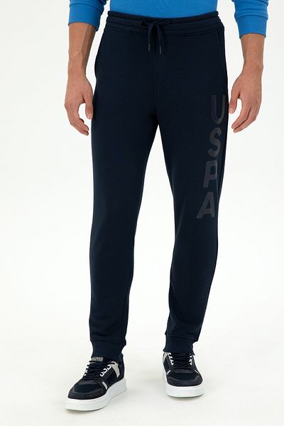 U.S. Polo Assn. Men's Navy Blue Sweatpants With USPA Logo