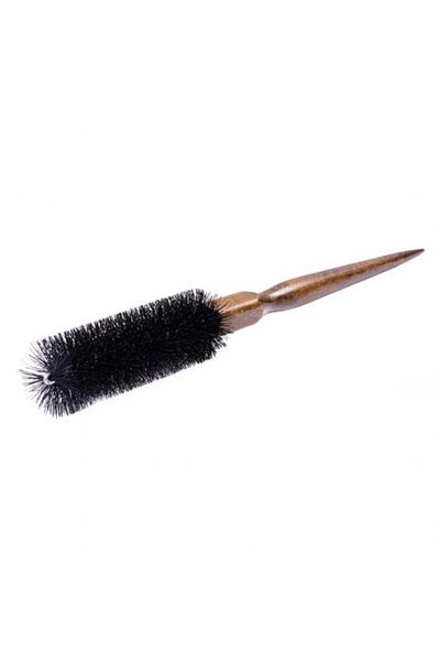 Curly Round Brush for Styling Short Hair with 30mm Boar Bristle