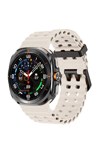 Nextron Samsung Galaxy Watch 7 Ultra 47mm Uyumlu A+Kalite Ayarlanabilir Yumuş...