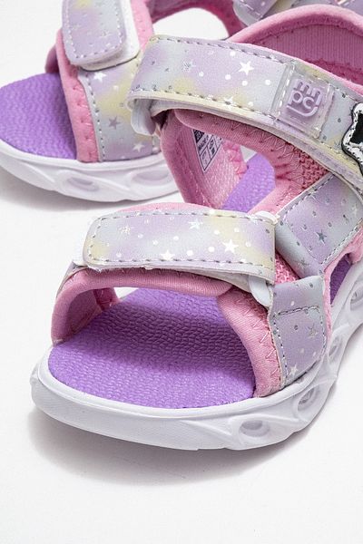 mnpc Girl's Pink Lighted Anatomical Lightweight Daily Sandals