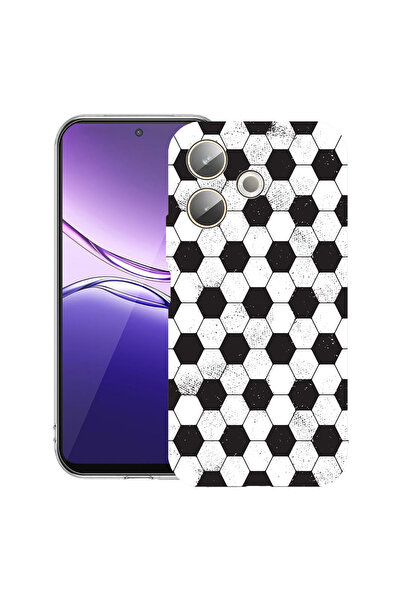 bestcase Прозрачен силиконов калъф за OPPO A5 Pro 5G, с футболен мотив, 20424...