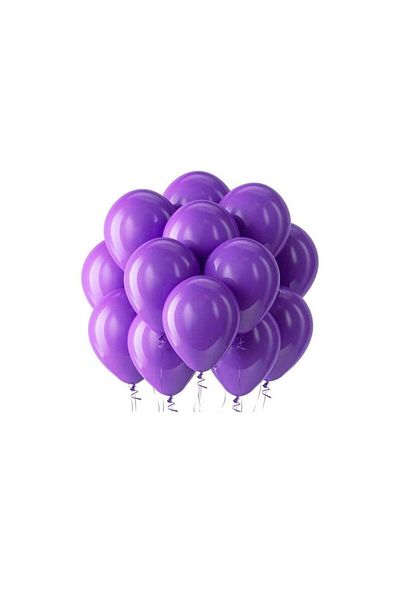 Generic 12-Inch Latex Balloon – Purple Color – Pack of 100 – High-Quality Latex
