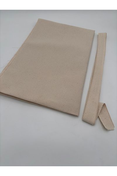 kumasfabrik 300 Gr Canvas Fabric(50cm X 150cm)+3 cm Cotton Bag Handle