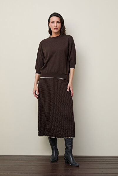 Serianno Yün Bisiklet Yaka Kazak