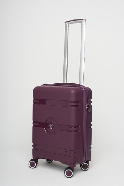 travelpolo Küçük Boy Kırılmaz Valiz Mor 1015