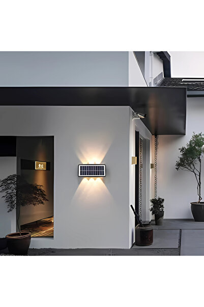 ZMR 20 WATT GÜNEŞ ENERJİLİ SOLAR DUVAR APLİK * GÜNIŞIĞI RENK *