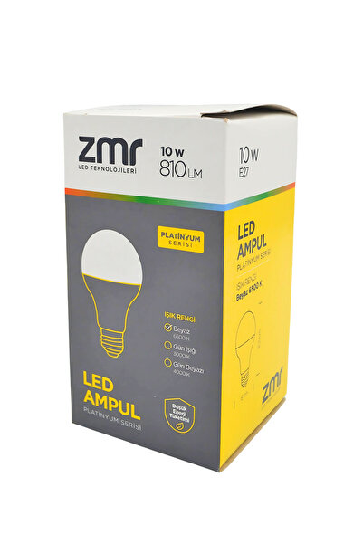 ZMR 10 WATT BEYAZ RENK LED AMPÜL