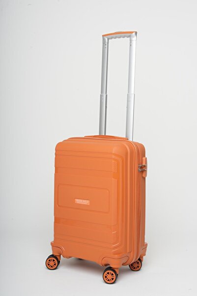 travelpolo Küçük Boy Kırılmaz Valiz Hardal 1017