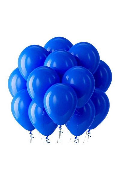 Generic 12-Inch Latex Balloon – Royal Blue Color – Pack of 100 – High-Quality Latex