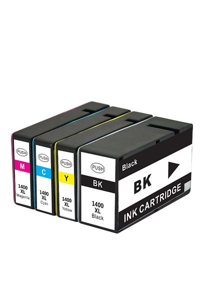 Generic Canon 1400XL Ink Cartridges (4-Pack) for PGI-1400XL PGI-1400 Maxify MB2040 MB2340 MB2140 MB2740