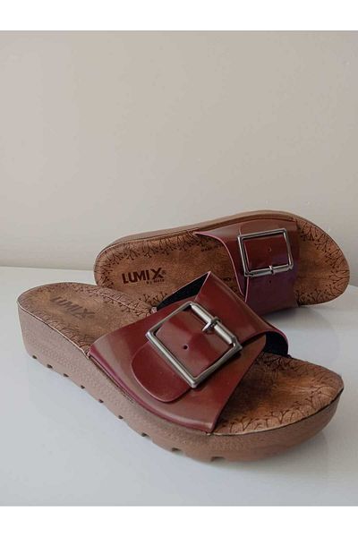 Lumix Single Buckle Slippers