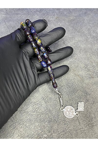 Mos Tespih Mosaic High-End Crimping Amber Prayer Beads