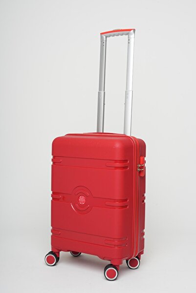 travelpolo Küçük Boy Kırılmaz Valiz Kırmızı 1015