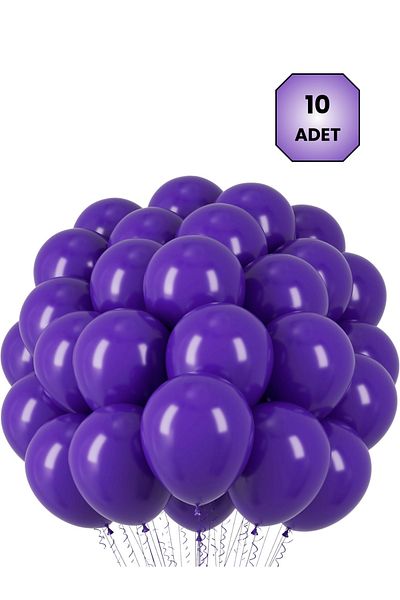 Mielibon Pastel Purple Balloons 12 Inch Set of 10 – Party Birthday Wedding Decoration