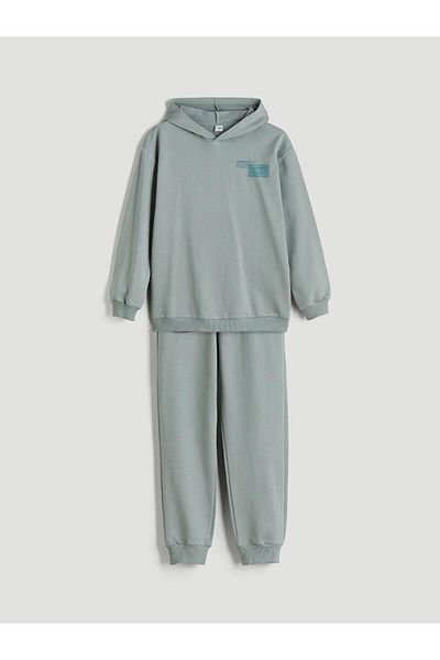 LC Waikiki Lcw Kids Hooded Boys Tracksuit Set (W5)