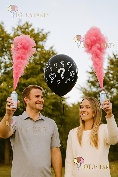 LOTUS PARTY Cinsiyet Öğrenme Partisi Soru işaretli Balon Cinsiyet Sis Cinsiye...