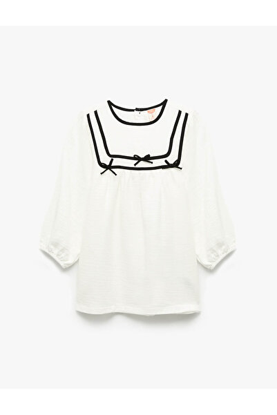 Koton Φόρεμα για κοριτσάκι εκρού 6Wmg80010Aw