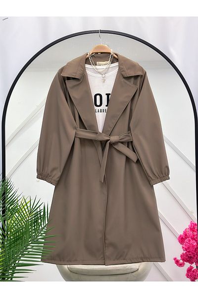 YEDİLALE Anelya Belt Trench [Excluding Underwear]