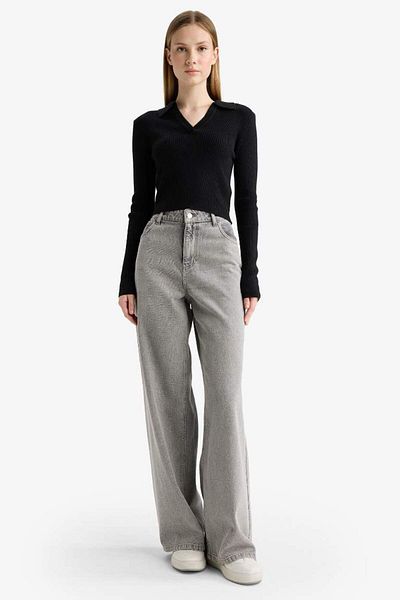 DeFacto New Season Coool Slim Fit Slim Fit Polo Neck Sweater