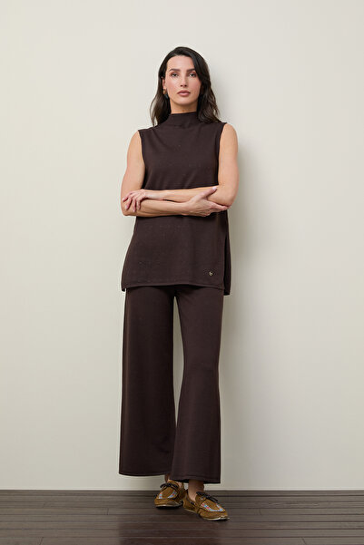 Serianno Yüksek Bel Bol Paça Pantolon