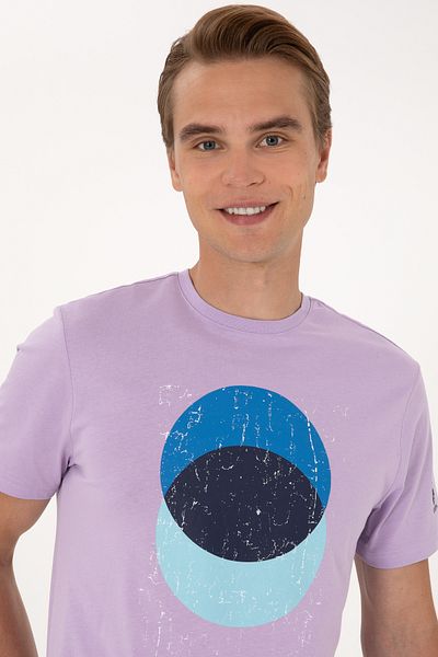 U.S. Polo Assn. Men's Lilac T-Shirt 50307352-Vr034