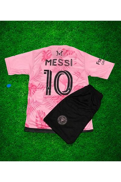 After Party İ.N.T.E.R Miami 2024/25 New Season Lionel Messi Kids Jersey Set of 3 Ag