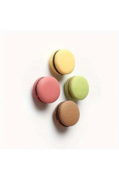 Generic 4pcs-Macaron Refrigerator Magnet Resin Mini Cute Message Board Magnet...