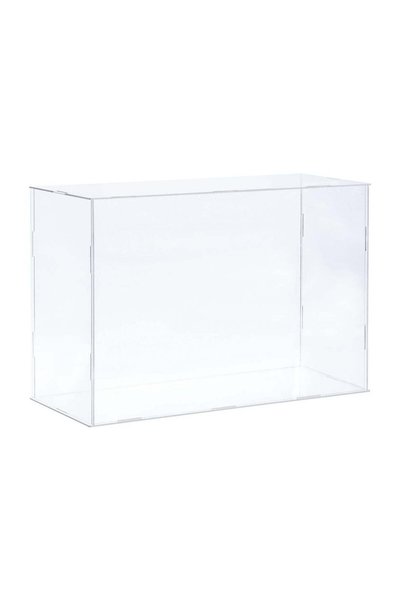 Generic Acrylic Display Case Plastic Box Clear Assemble Dustproof Showcase 14...