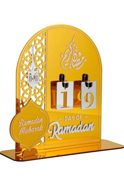 Generic Ramadan Countdown Calendar,Acrylic Ramadan Calendar,30 Days Mirror Ra...