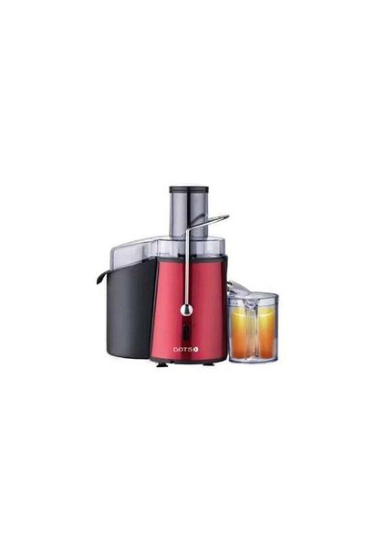 DOTS 2L 650W Juicer with Holes Red/Black/Clear