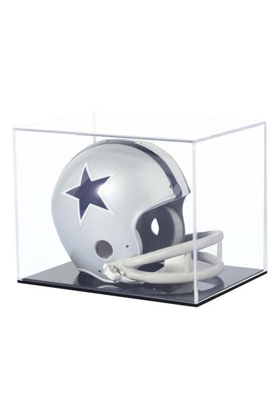 Generic Mini Helmet Display Case – Clear Acrylic Dustproof Storage Box for Fo...