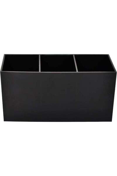 Generic Makeup Brush Holder, 3 Compartments for Makeup Cosmetics, Makeup Brus...
