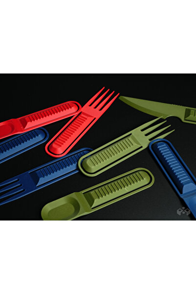 Sdesignx Camping Plastic Cutlery Set