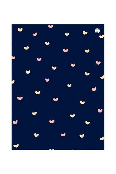 Generic Heart Themed Metallic Plate Blue/Pink 20x15cm