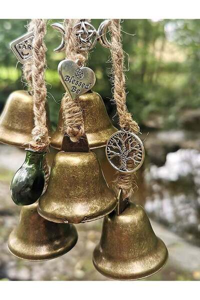 Generic Witches Bells, Door Protection Charm & Boho Wind Chimes Ornaments (48...