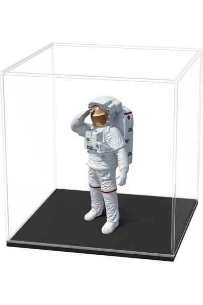 Generic Fully Assembled Acrylic Display Case, 6 Inch Clear Acrylic Box For Di...