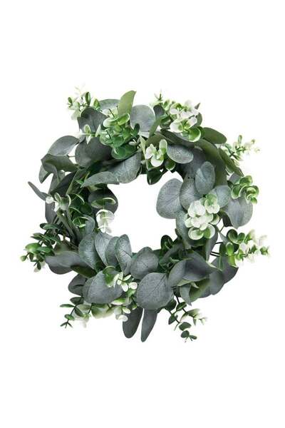Generic SYOSI, Artificial Eucalyptus Wreath Decorate for House Wall Window Door