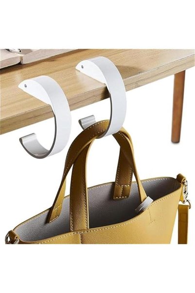 Generic 2PCS C Shape Purse Hook for Table Handbag Hanger for Desk Heavy Duty ...