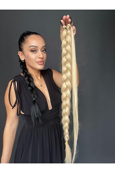 Suzan Peruk Örgü At kuyruğu Uzun(videolu) Saçına Ör ve Çık Uzun Örgü At kuyru...