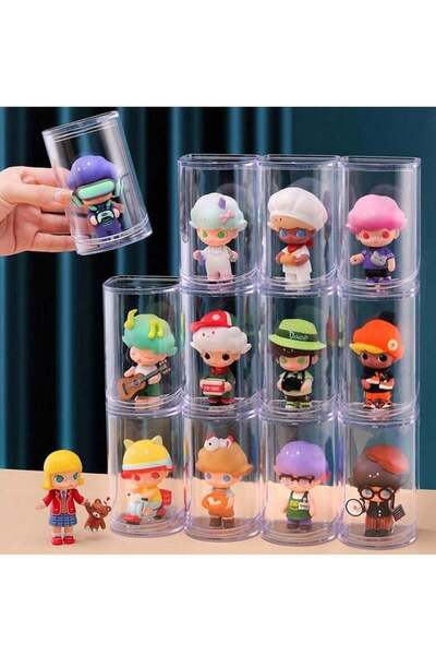 Generic 12 PCS Display Box Transparent Acrylic Display Storage Case Box Hand ...