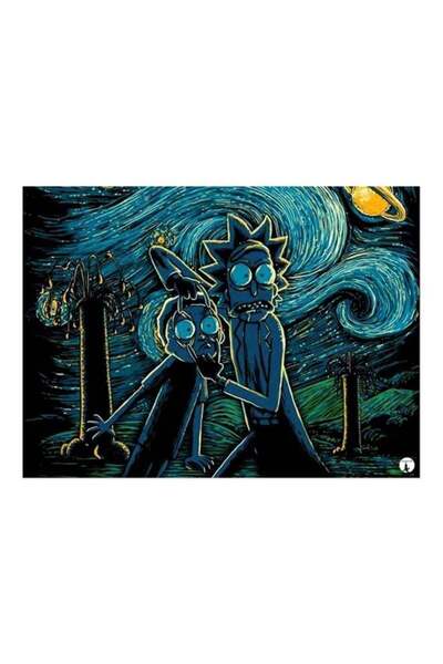 Generic Animated Themed Metallic Plate Blue/Black 20x15cm