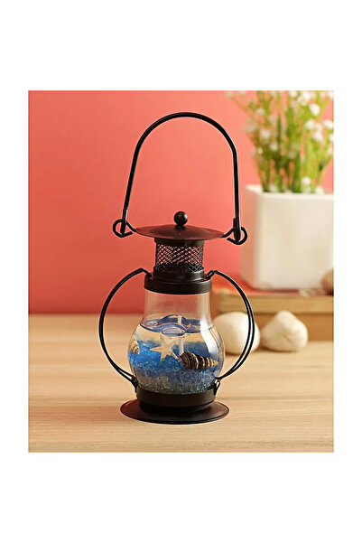 Wolawood Nostalji Denizci Temalı Mini Asmalı Kandil Gemici Tarzı Jel Mum Fene...